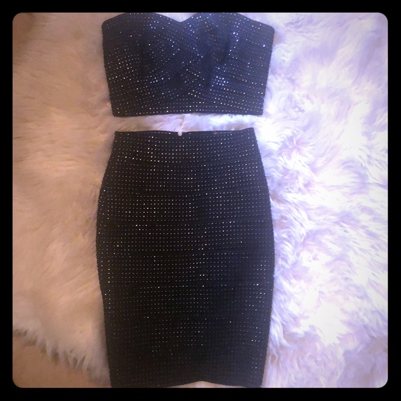 Guess Dresses & Skirts - Guess black skirt and top